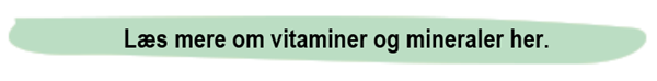 Vitaminer og mineraler