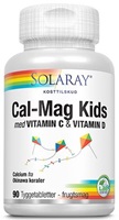 Calcium, magnesium, C-vitamin og D-vitamin fra Solaray