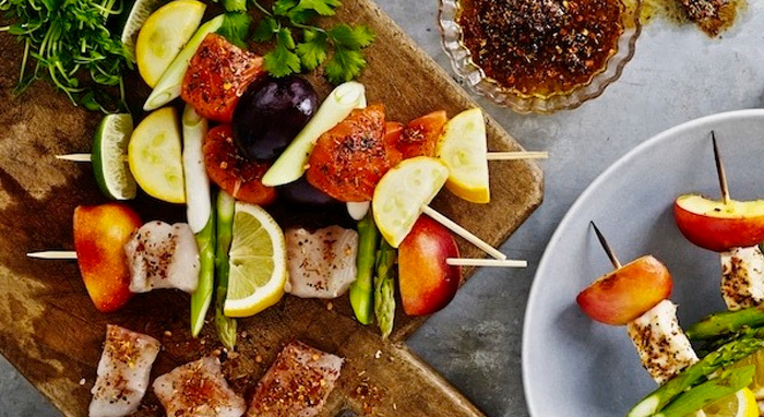 Grillspyd med Flaming Dust
