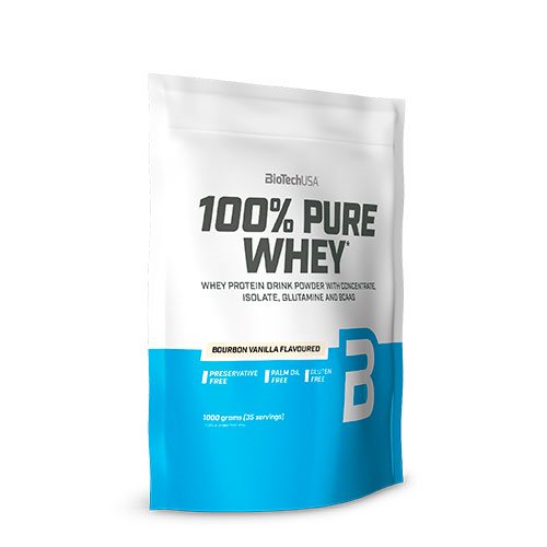 100% Pure Whey Protein Pulver Vanilla Fra Biotechusa