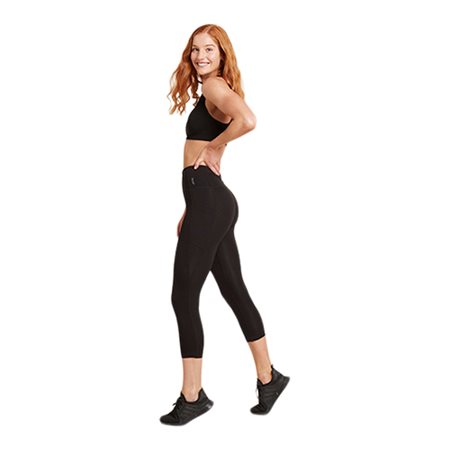 3/4 High-Waist Tights sort str. L Motivate