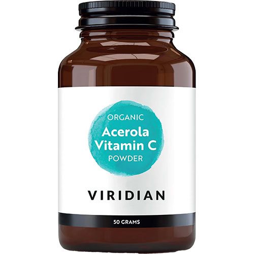Viridian Nutrition Acerola Vitamin Pulver Økologisk