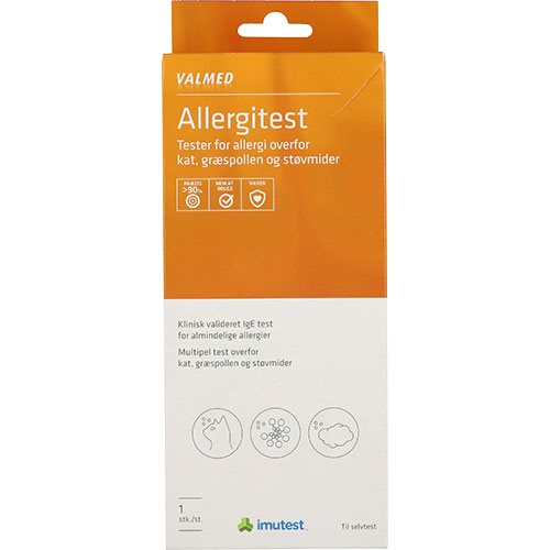 Valmed Allergitest Kat Støv Græs 1 Stk 1 Stk
