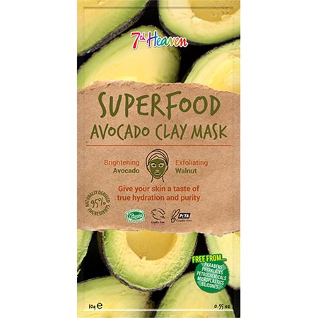 Ansigtmaske Superfood Avocado 7th Heaven