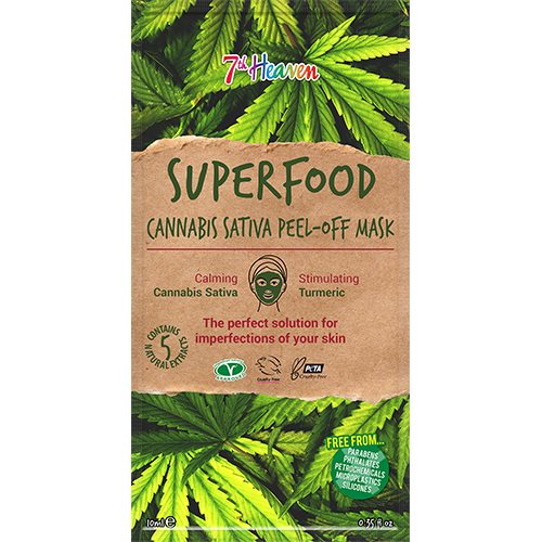 Earth Kiss Ansigtsmaske Superfood Canabis Sativa 7th Heaven