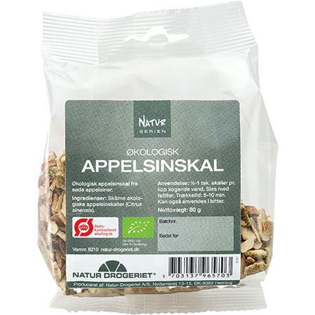 Appelsinskal sød, skåret Ø