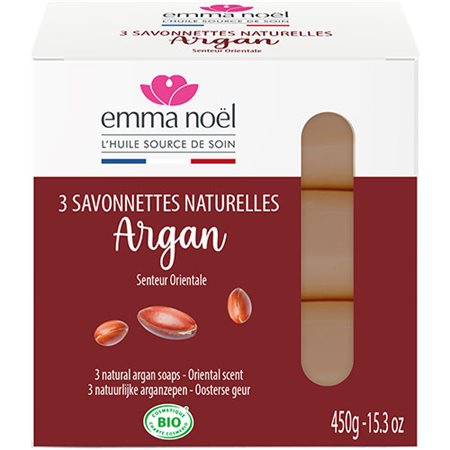 Argan sæbe 3x150 gr.Emma