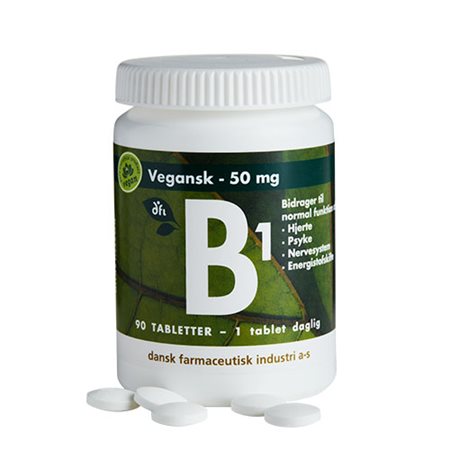 B1 50 mg Vegansk
