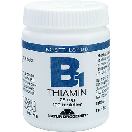 B1 vitamin 25 mg