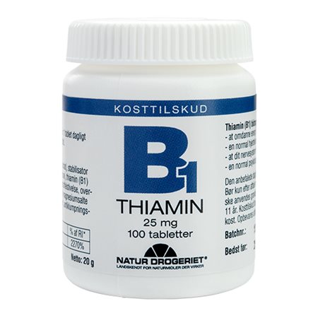 B1 vitamin 25 mg