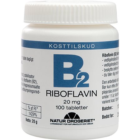 B2 vitamin 20 mg