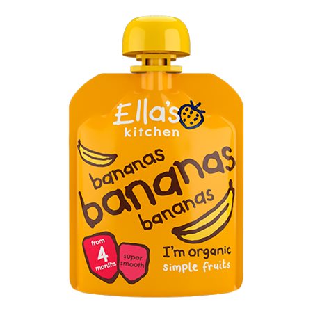 Babymos med banan 4 mdr Ø