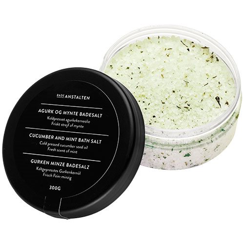 Billede af Badeanstalten Badesalt - Agurk og Mynte - 300 g