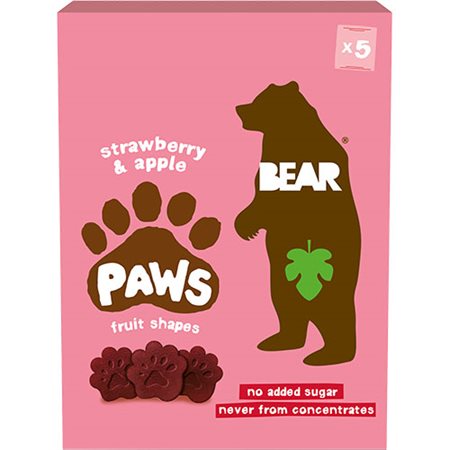 BEAR Paws Multipack Strawberry & Apple