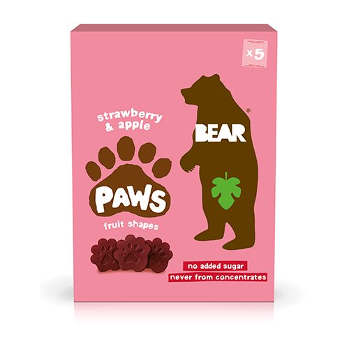 BEAR Paws Multipack Strawberry & Apple
