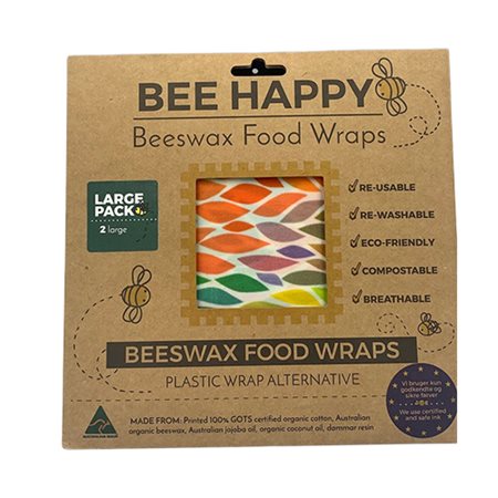 Beeswax Food Wraps 2 x Large