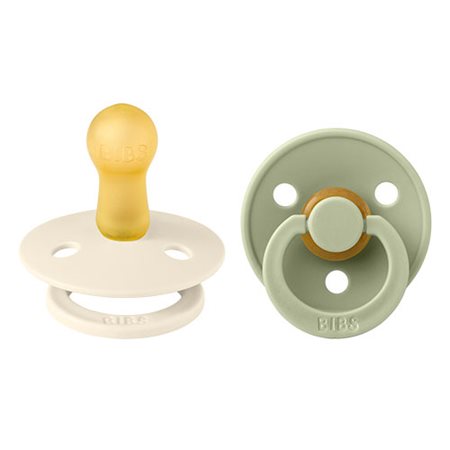 BIBS Colour Latex Size 2 Ivory/Sage 2 PACK