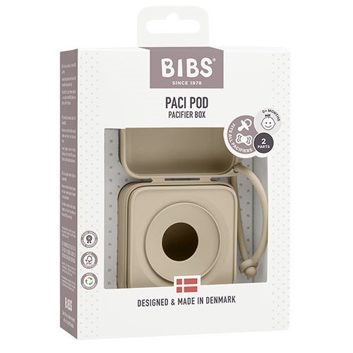 BIBS Pacifier Box Vanilla