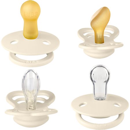 BIBS Try-it collection Size 1 Ivory 4 PACK