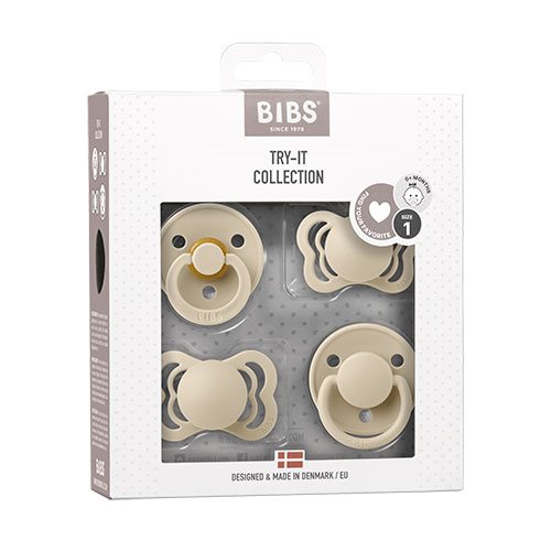 BIBS Try-it collection Size 1 Vanilla 4 PACK