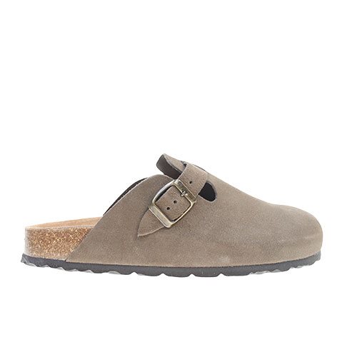 Biostep Lukket Læder Sandal Taupe Stk