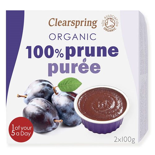 Clearspring Blomme Puré 100 Økologisk 200