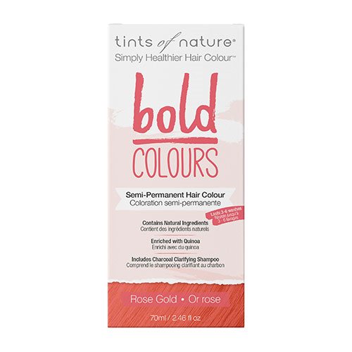 Bold Rose Gold hårfarve Tints of Nature