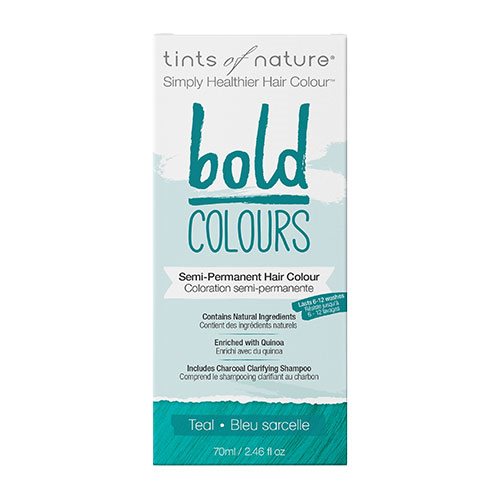 Bold Teal Grøn hårfarve Tints of Nature