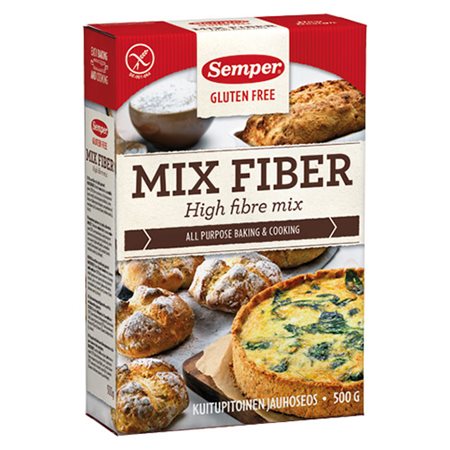 Brødmix med fiber glutenfri