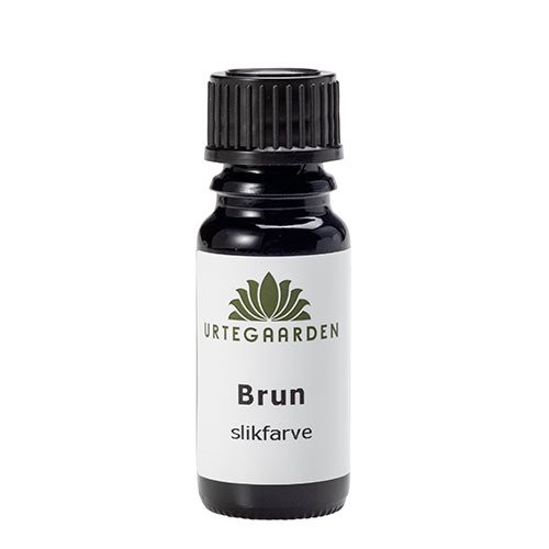 Urtegaarden Brun slikfarve – 10 ml