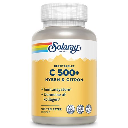 C-vitamin C500+ hyben, citron