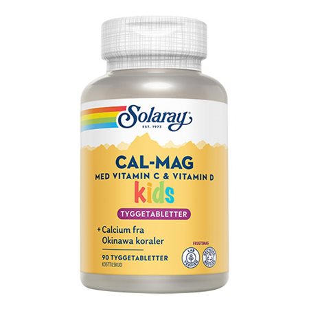 Cal-Mag Kids tygge m.10 mcg D frugtsmag