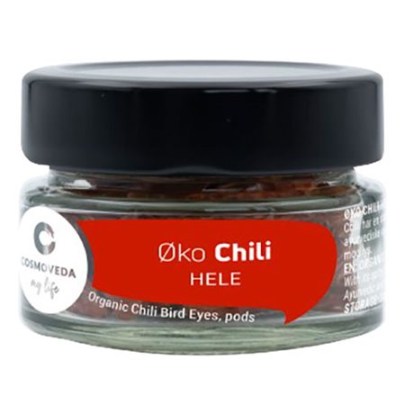 Chili hele stykker (birds eye) Ø