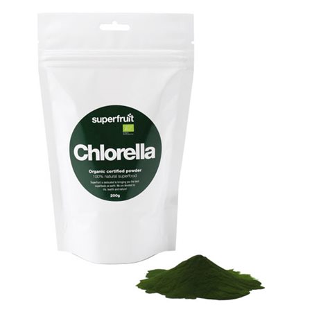 Chlorella pulver Ø Superfruit