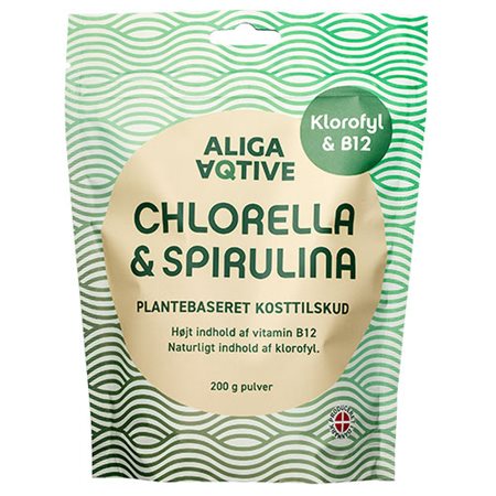 Chlorella & Spirulina pulver
