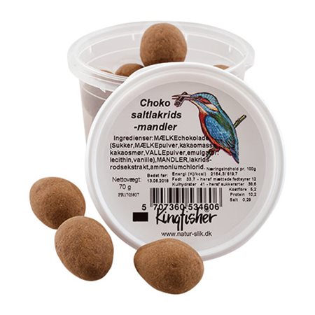 Choko saltlakrids mandler