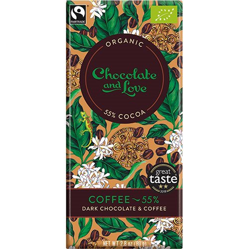 Chocolate And Love Chokolade Coffee Økologisk