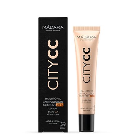 CITY CC Hyaluronic Antipollution Cream SPF15 Tan