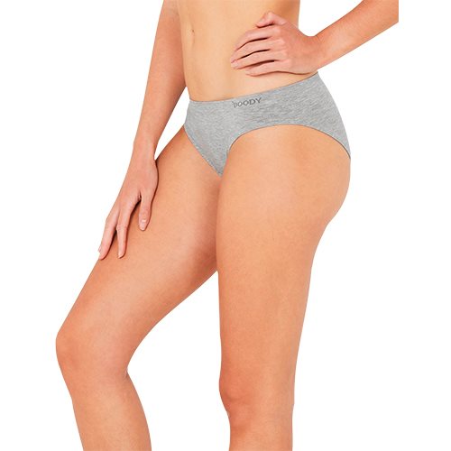 Boody Classic Bikini Lysegrå Str Stk