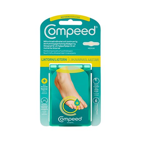 Compeed ligtorn Moist 6 stk