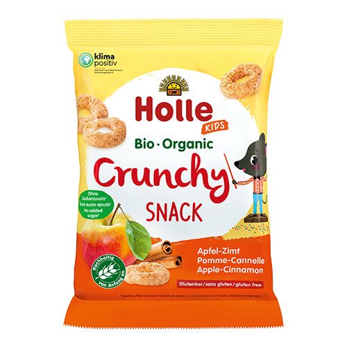 Crunchy Snack med æble og kanel Ø