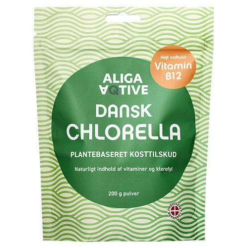 Dansk Chlorella pulver