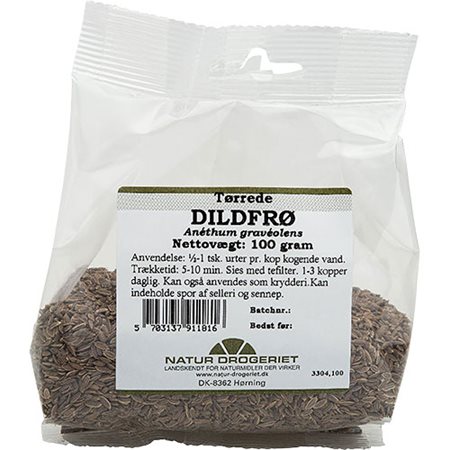 Dildfrø, tørrede