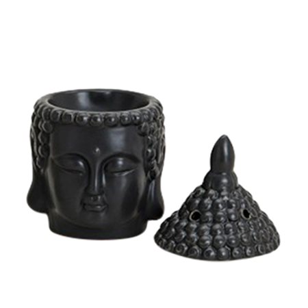 Duftlampe Buddha Sort