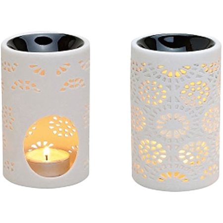 Duftlampe kniplingemønster