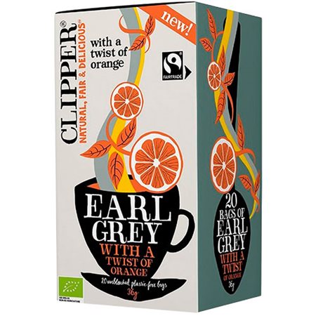 Earl Grey Te m. Appelsin Clipper Ø