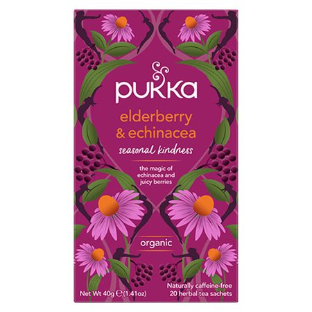 Elderberry & Echinacea te Ø Pukka