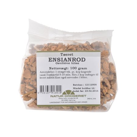 Ensianrod skåret