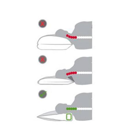 Ergonomisk hovedpude Fluorine