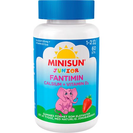 Fantimin Calcium & D3 vitamin Junior Holdbarhed 05.07.24